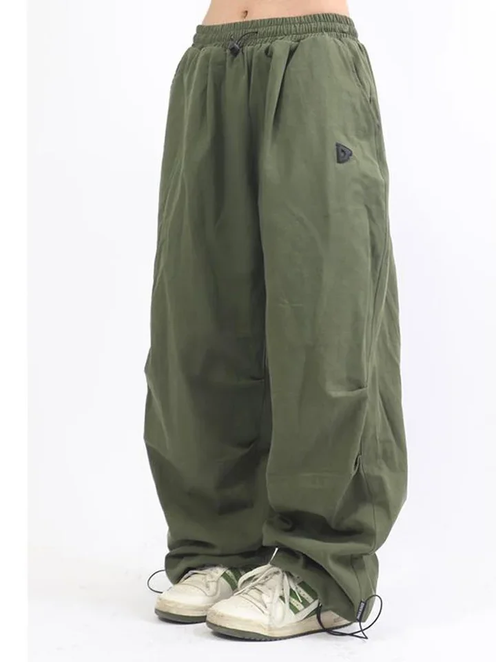 Tón éra y2k muž streetwear technowear náklad Kórejské nadmerné padáky Pants Men Slevety Široké nohavice na nohavice na nohavice oblečenie