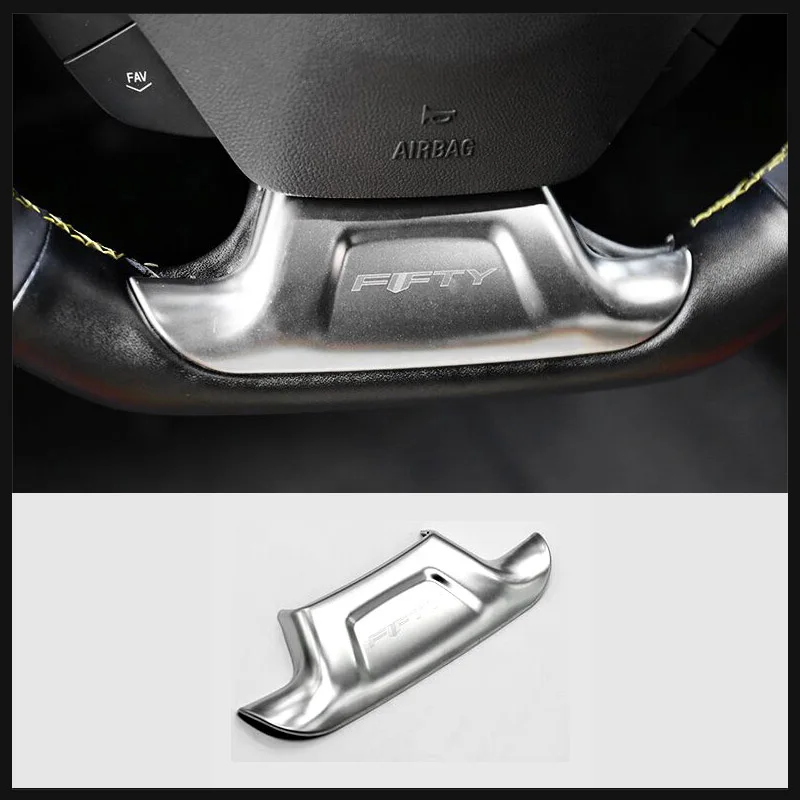 Tžijské auto volant dekoratívneho rámového panela Tinkers Cover Nerocation Ocel pre Chevrolet Camaro 2016-2021