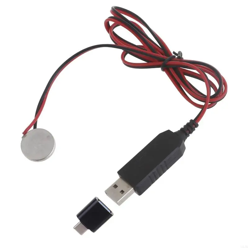 U1JA USB Type-C až 3V CR2032 Kábel nabíjania batérie pre CR2032 3V BATTLE BATTERSKÁ HODNOTENIE HODNOTENIE HODNOTENIA