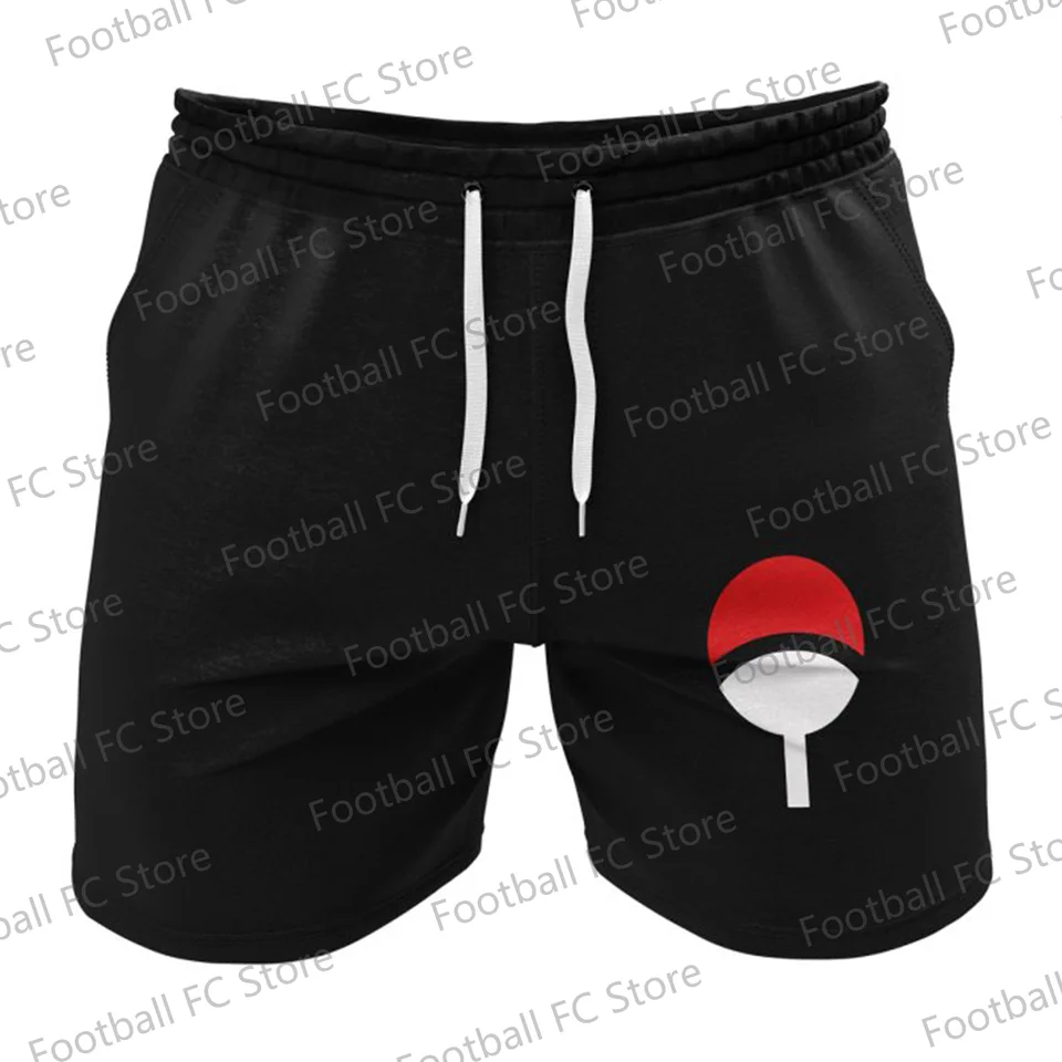 Uchiha symbol Blackgym Shorts Náhodná vrstva rýchle sušenie plážové nohavice surfovanie po voľnej letnej dovolenke
