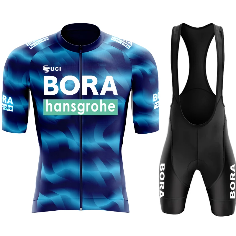 UCI Bora Cycling Man Clothing Pánske súpravy leto 2025 laser cut Bike Jersey Men's Men's Men's Gélové oblečenie MTB Male Pro Set Outfit
