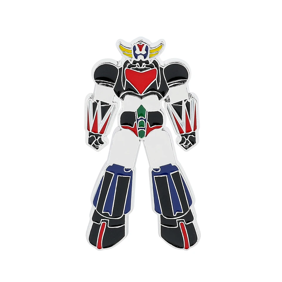 UFO Robot Grendizer Brošes Anime Zinc Zinc Zinc Zinc Zinc Zinkový kovový smaltový špendlík pre ženy mužov kloš
