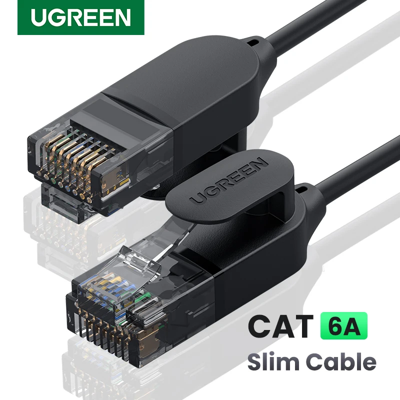 Ugreen ethernetový kábel Cat 6 A 10 Gbps Sieťový kábel 4 Twisted Patp kábel Internet UTP Cat6 A LAN Cable Ethernet RJ45