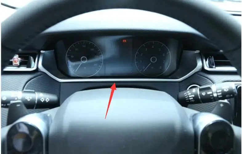 Uhlíkové vlákno pre Land Rover Range Rover Velar prístrojový panel 2017 2018