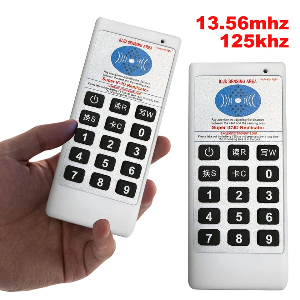 UID TAG WIRITER 125KHZ-13,56MHz RFID NFC IC CARD CARD A CARD A APRITER RUCNHELD RFID SMART CARTY IC/ID Programátor