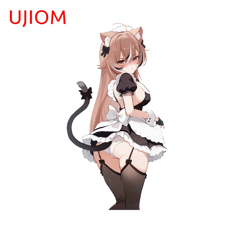 Ujiom pre Neko mail Mumei Hollolive Wall Stickers Lovely Cartoon Graphics Decals Funny Osobnosť skateboard dekorácie