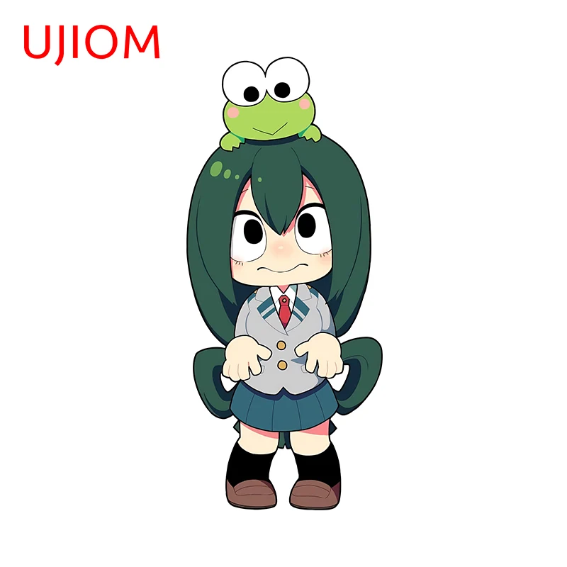 Ujiom pre tsuyu asui roztomilé nálepky anime steny Populárna postava Jednoduchá izba decoartion obtisky jednoduché kreatívne domáce doplnky