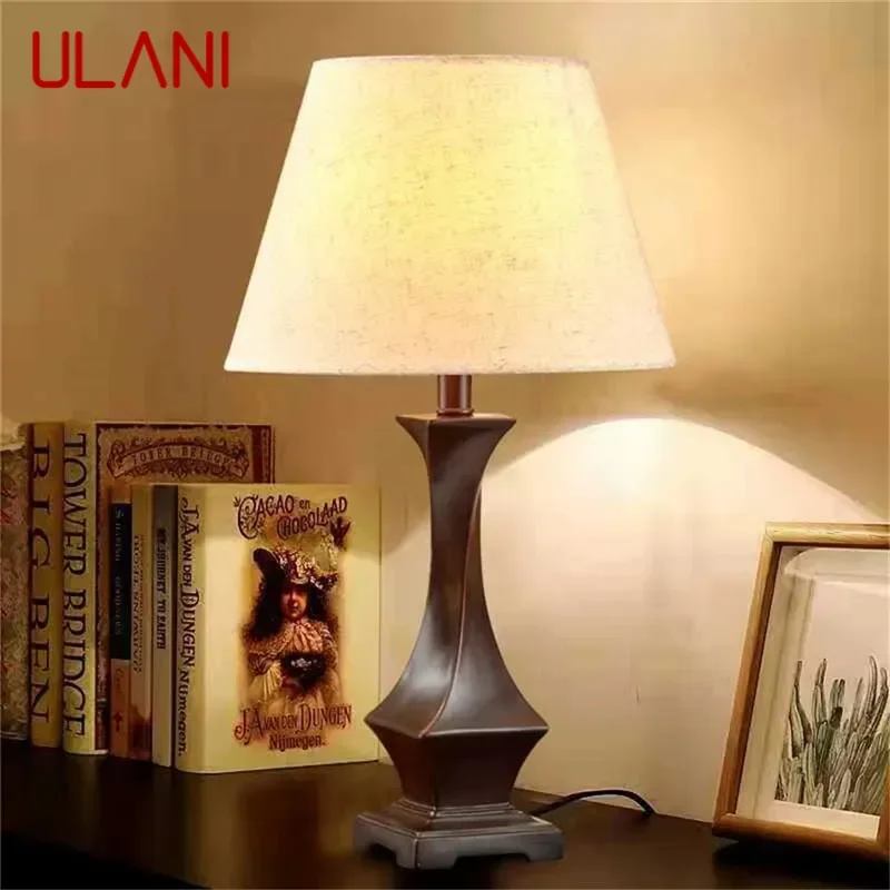 Ulani americká retro stolová lampa francúzska luxusná obývacia izba Štúdium Villa Hotel spál