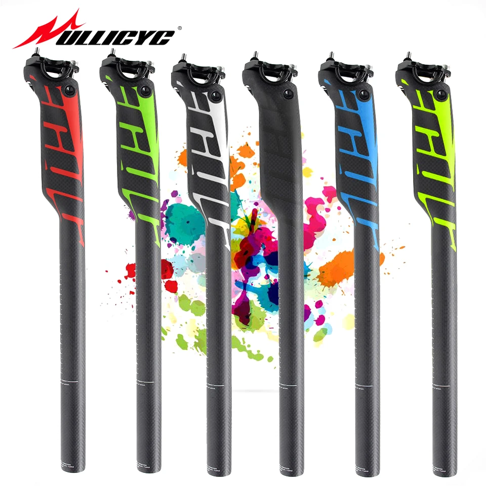 Ullicyc Seatpost - vyrobené z uhlíkového vlákna MTB Bike SELTPOST OFFET 20 mm BIKE SELTPOST 27.2/30,8/31,6