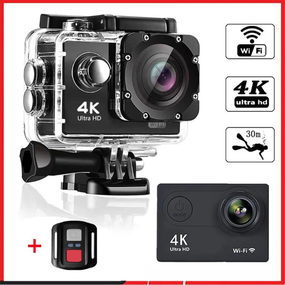 Ultra HD 4K Action Camera H9R WiFi 12MP 2 