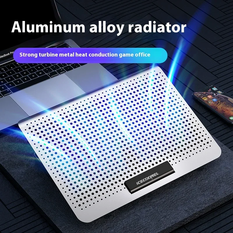 Ultra-kustný hliníkový chladiaci stánok s notebookom chladiča vylepšený tepelný rozptyl laptop chladič