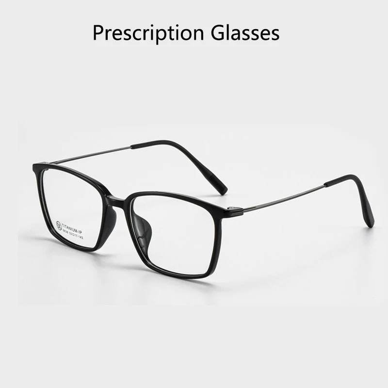 Ultra Light Titanium TR90 Transparentné okuliare Nové módne štvorcové okuliare Myopia Custom Optické optické okuliare na predpis muž Žena