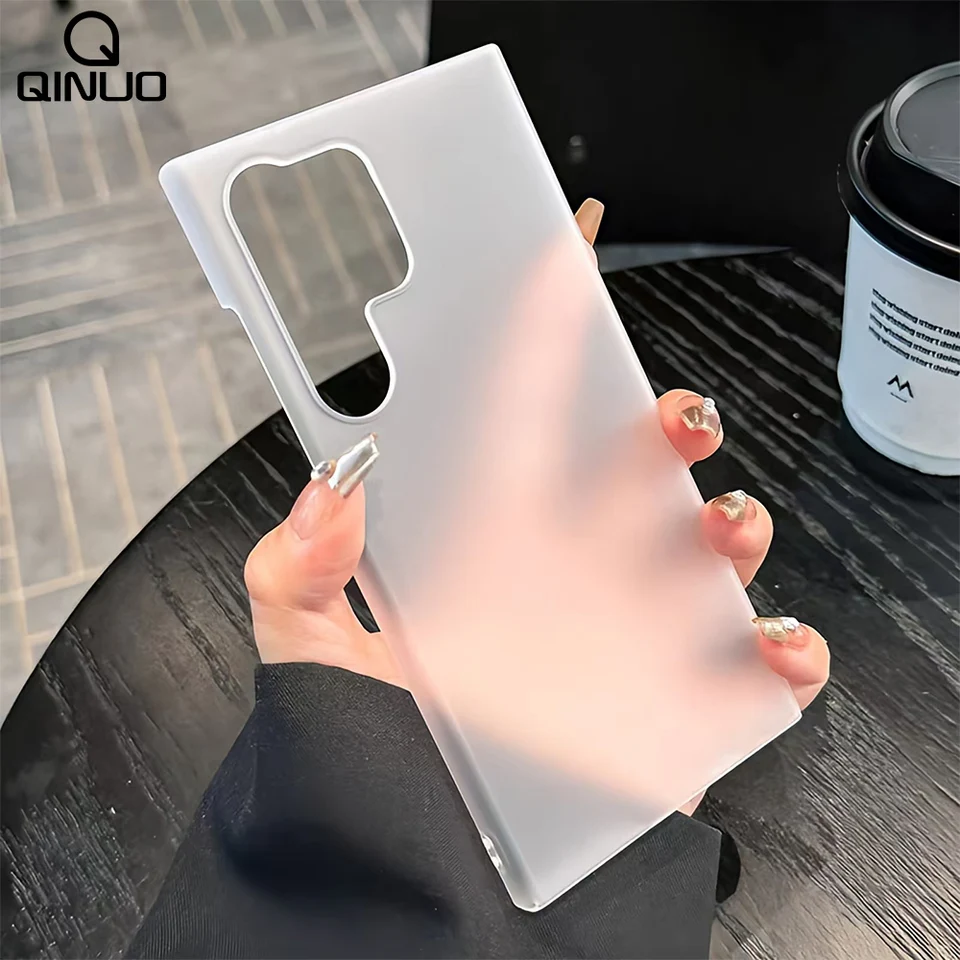 Ultra tenké matné čisté puzdro PC PC pre PC pre Samsung Galaxy S25 S24 S23 S22 POZNÁMKA