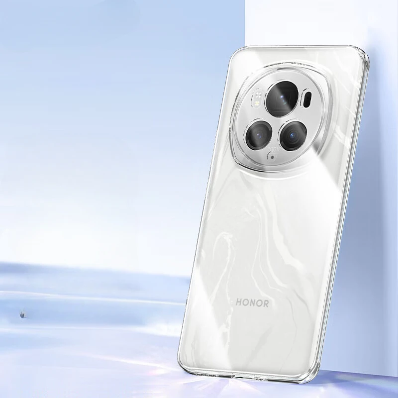 Ultra tenké čisté telefónny puzdro pre Honor Magic6 Pro Soft TPU Silikone Case Back Cover For Honor Magic 6 Magic6Pro Ochranná škrupina