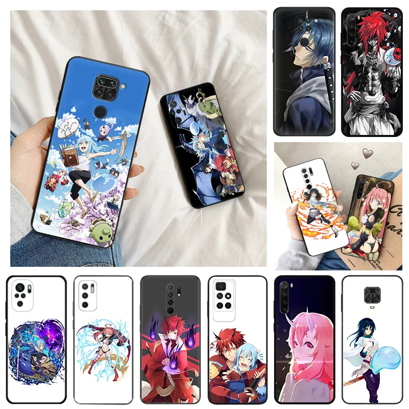Ultra tenký puzdro na telefón pre redmi poznámku 9 10 8 7 8T A3 13 10C 10A 9A 9C 9S 10S 9T 10T vtedy som sa reinkarnoval ako kryt slizu