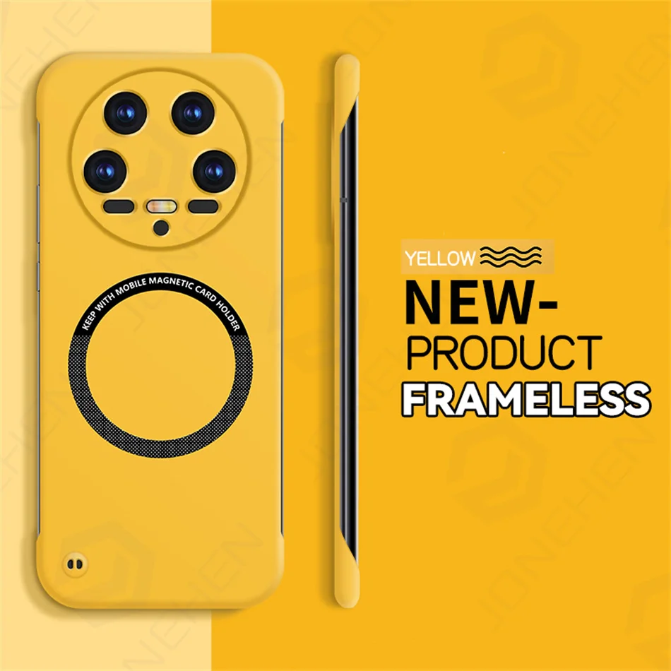 Ultra tenký tvrdý PC pre magnetickú zámku pre Magsafe pre puzdro Xiaomi POCO F3 M3 MI 9 10 11 12 13 Pro 14 Ultra Civi 3 4 Matte Cover