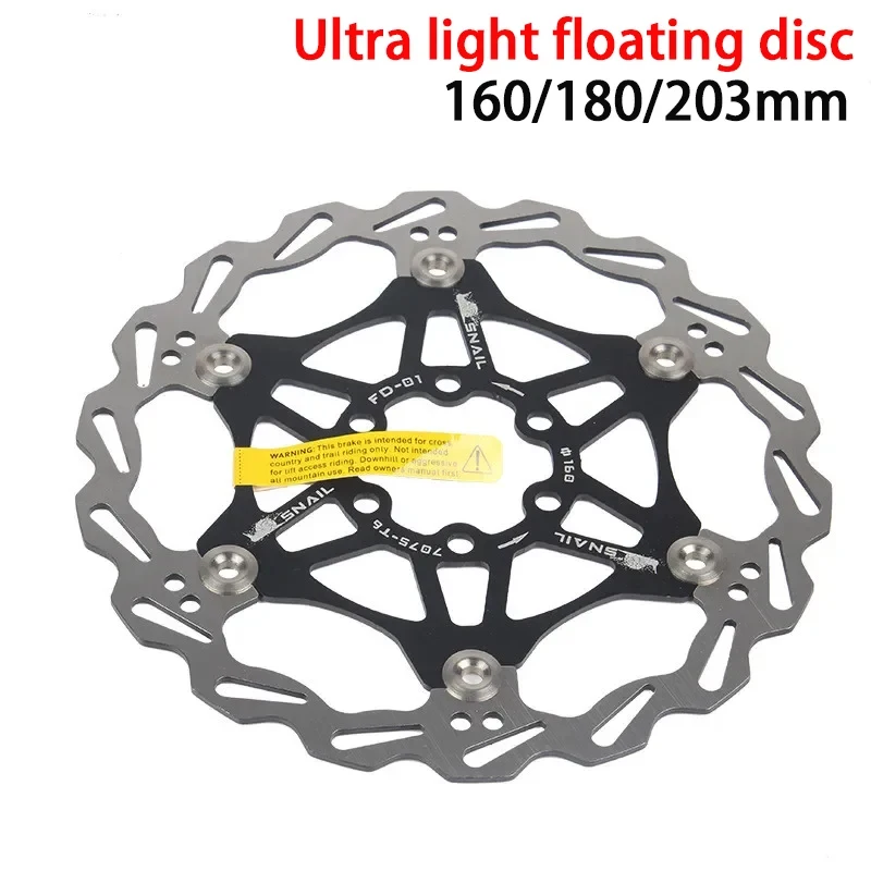 Ultra ľahké bicykel 160 mm 180 mm 203 mm 6 skrutka z nehrdzavejúcej ocele Pláva
