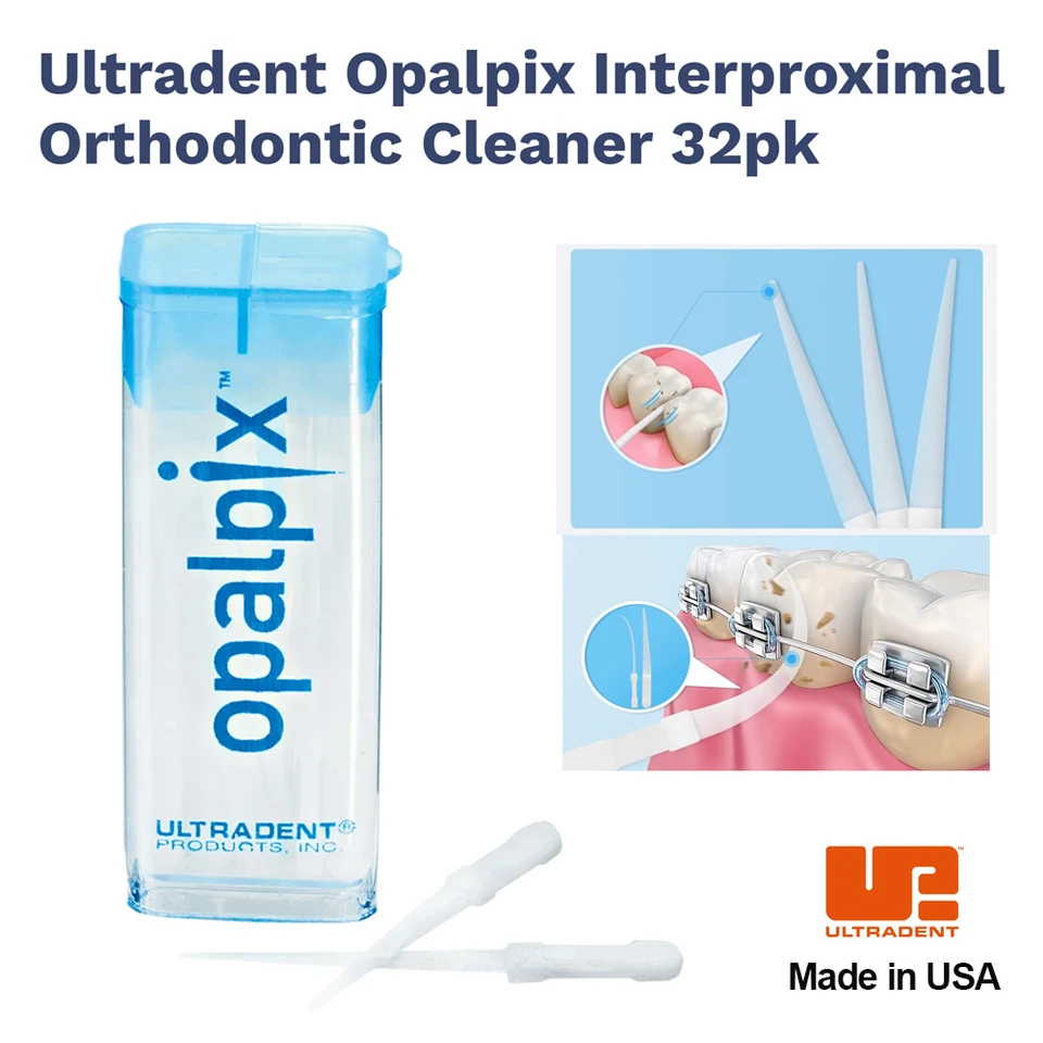 Ultradent Opalpix Dental Picks Interproximal Ortodontic Cleaner Opalescent Whitening Whitening Mäk