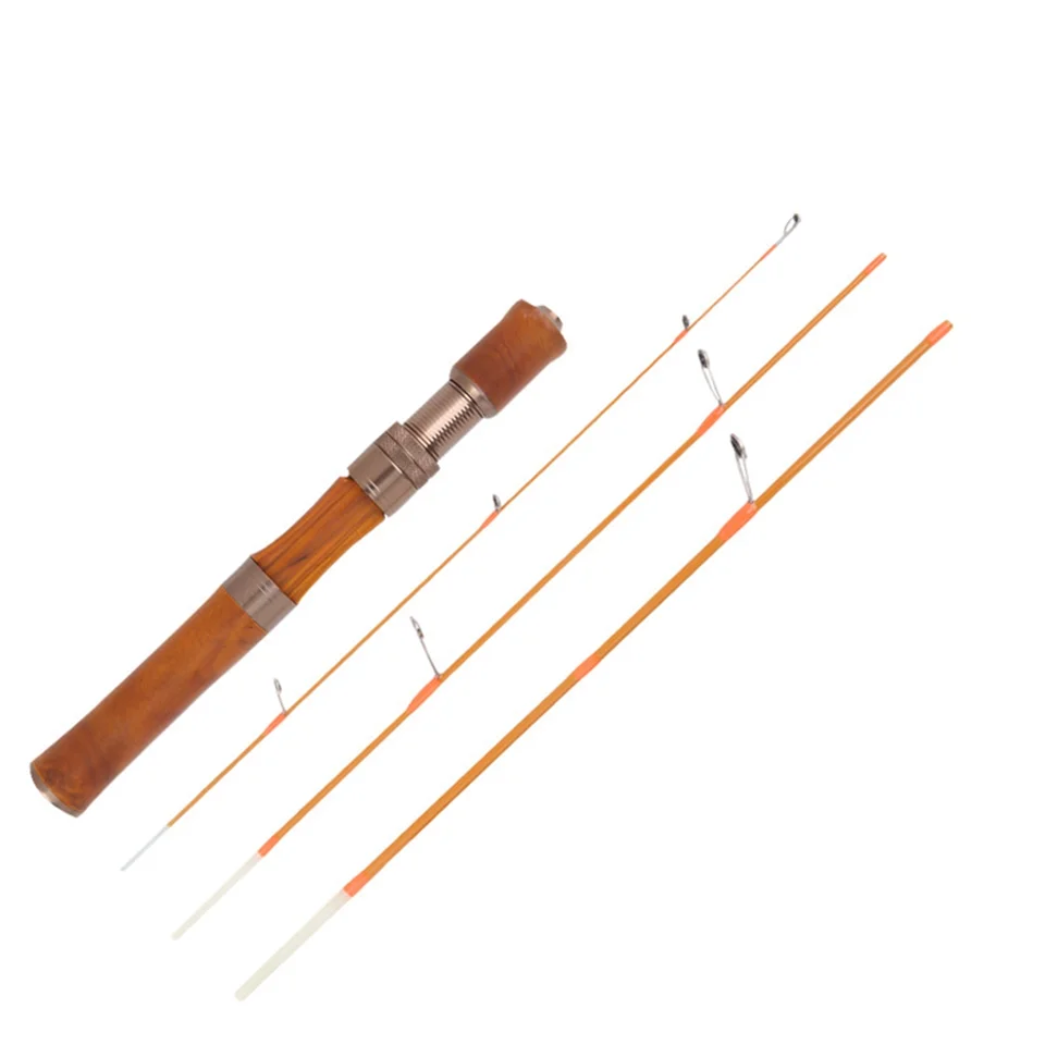 Ultralight rybárska tyč uhlíková vlákna spinningová návnada po stĺpci 1,5-9 g rukoväť dreva rýchleho pstruhového rybárskeho rybárskeho tyče