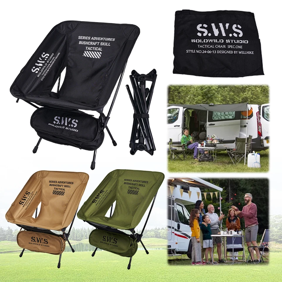 Ultralight Skladacie kreslo Oxford Handrice Skladacie kempingové stoličky Odnímateľné zrútiteľné kreslo BBQ pre vonkajšie kempingové rybárstvo