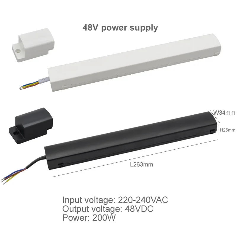 Ultratinové magnetické koľajové konektorové konektory napájacie prípravky na napájanie Spotlighty Rail Spot LED LED 48V stropné žiarovky namontované na povrchu