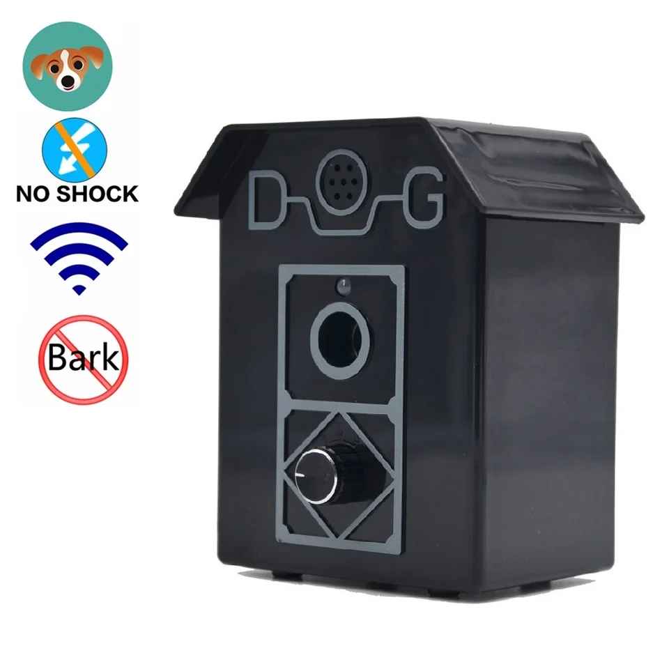 Ultrazvukový repelový repeller nepremokavý vonkajší anti-kôpka Zastavenie psa Barking Stop Trainer Pet Training System Bark Control