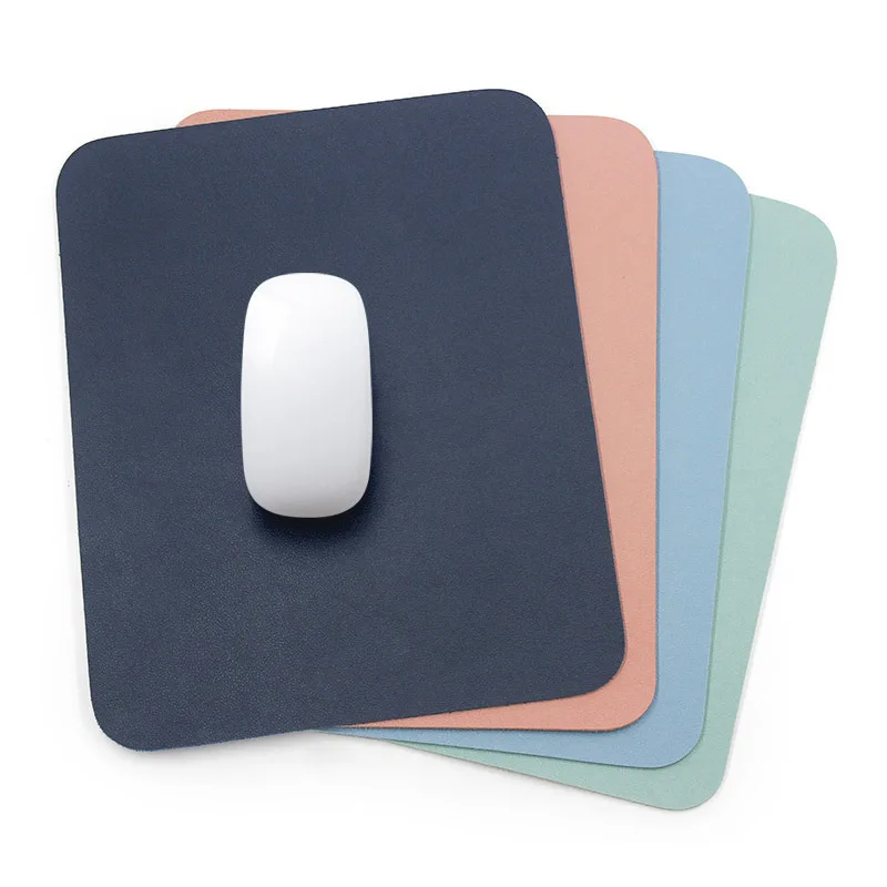 Umelá kožená podložka Mouse Pad Solid Color Simple Fashion Office Office Mouse Pad Domovská kancelária Študenti