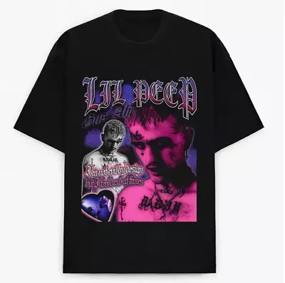 Umenie, Lil Peep T tričko, krátky rukáv s tričkou, horúci darček Halloween