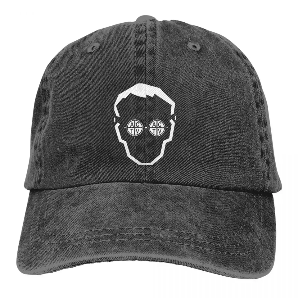 Umytá pánska baseballová čiapka Actv Trucker Snapback Cowboy Caps Dad Hat DJ Disk Jockey Music Dater Hats