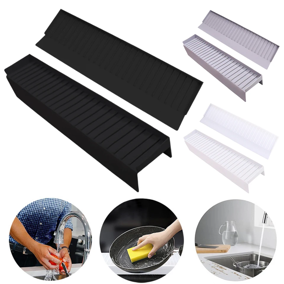 Umývadlo Ochranca ochranca umývadla Striekacia strážna krytka uhol umývadla Pulttop Protector Proti Splash Bathtub strážna kuchyňa Kuchynské doplnky