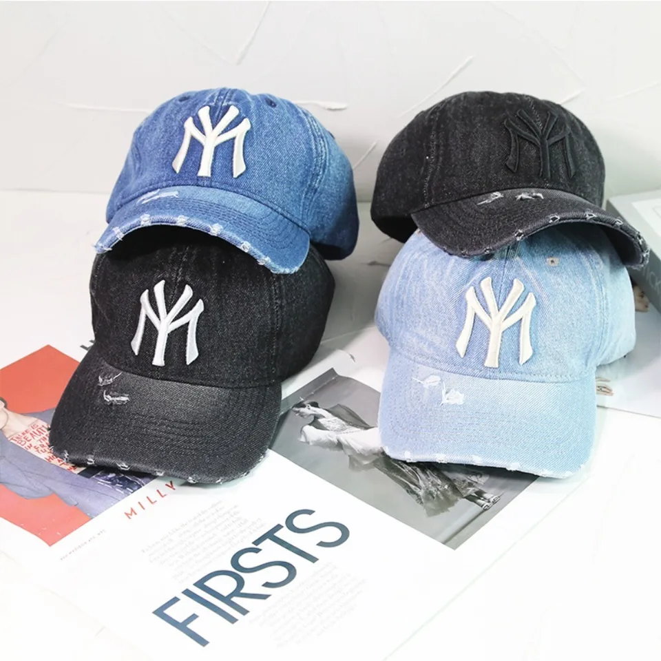 Umývateľná džínsová baseballová čiapka Prenosná džínsová tkanina Soft Cowboy Baseball Cap neostriaci priedušný kačací jazyk