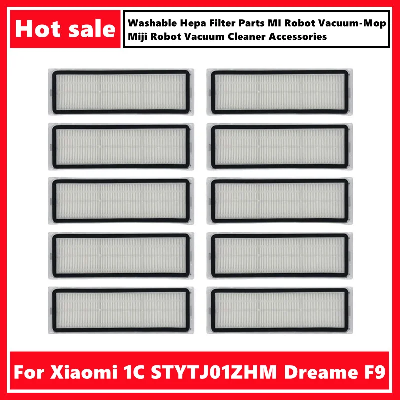 Umývateľné diely filtra HEPA pre Xiaomi MI robot vákuum-mop mijia 1c stytj01zhm xiomi Dreame F9 Robot vysáva