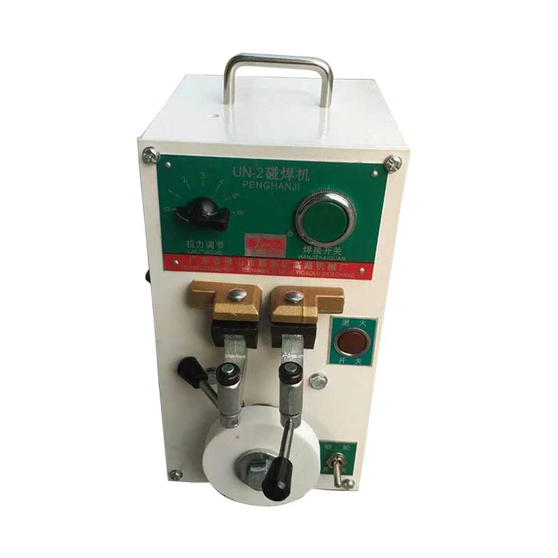 UN-2 Electric Butt Welder Small Prenosná píla Čepeľ zadok zváracie zariadenie SAW SALE Čepeľ Špeciálny zvárací stroj na spracovanie dreva