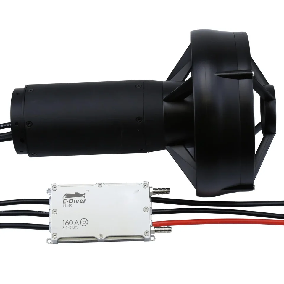 Underwater Thruster 12v-60V 6000W 50 kg Full Metal Witerproof Bldc Brushless Motor pre elektrickú surfovú dosku