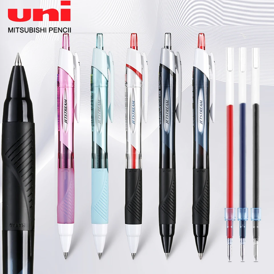 UNI SXN-150 Jetstream Series Ballpoint Pen Set s nízkym trením mäkké písanie 0,38/0,5/0,7/1,0 mm gélové pero japonské školské kancelárske potreby