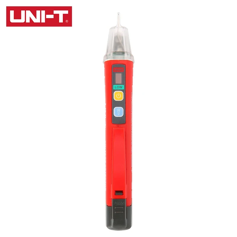 UNI-T Elektrické napätie Citlivosť Kompaktné pero Perp napätie 24V ~ 1 000 V NCV Dva farebné indikátory Svetlo Cat IV 1000V UT12D