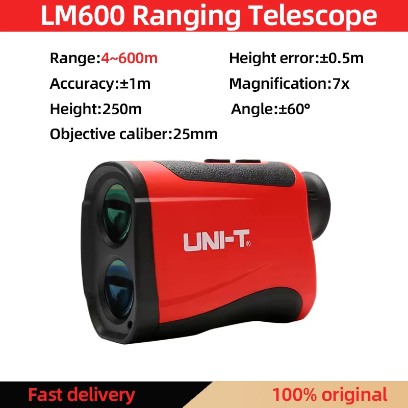 UNI-T Golf Laser Diser Ranasfinder LM600 LM800 Laser Range Finder Finder Telescope Diaľkový meter uhol nadmorskej výšky