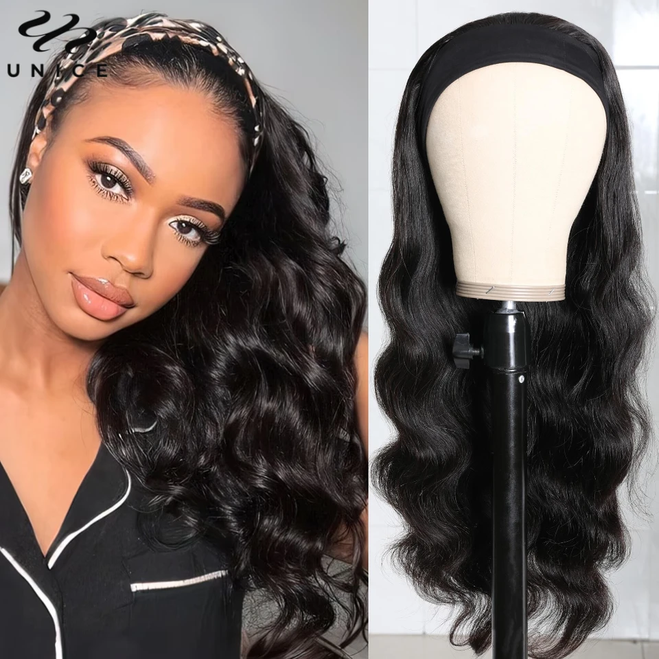 UNICE HAIR PRÍRODNÁ FARBA Body vlna ľudské vlasy čelenka Parochňa 150%