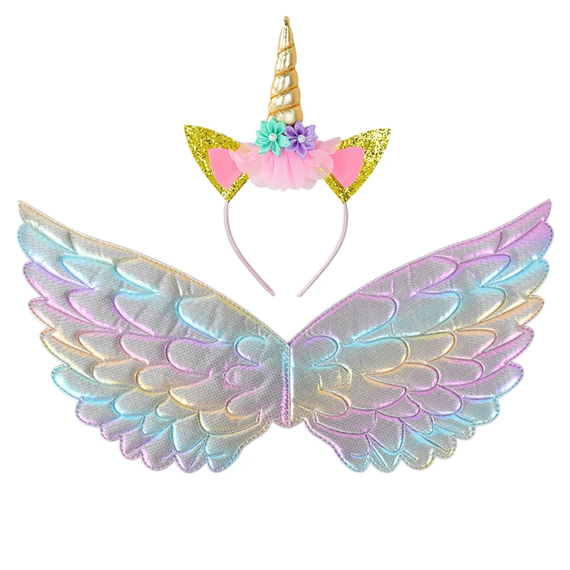 Unicorn Wings For Girls Princess Costy Accessories
