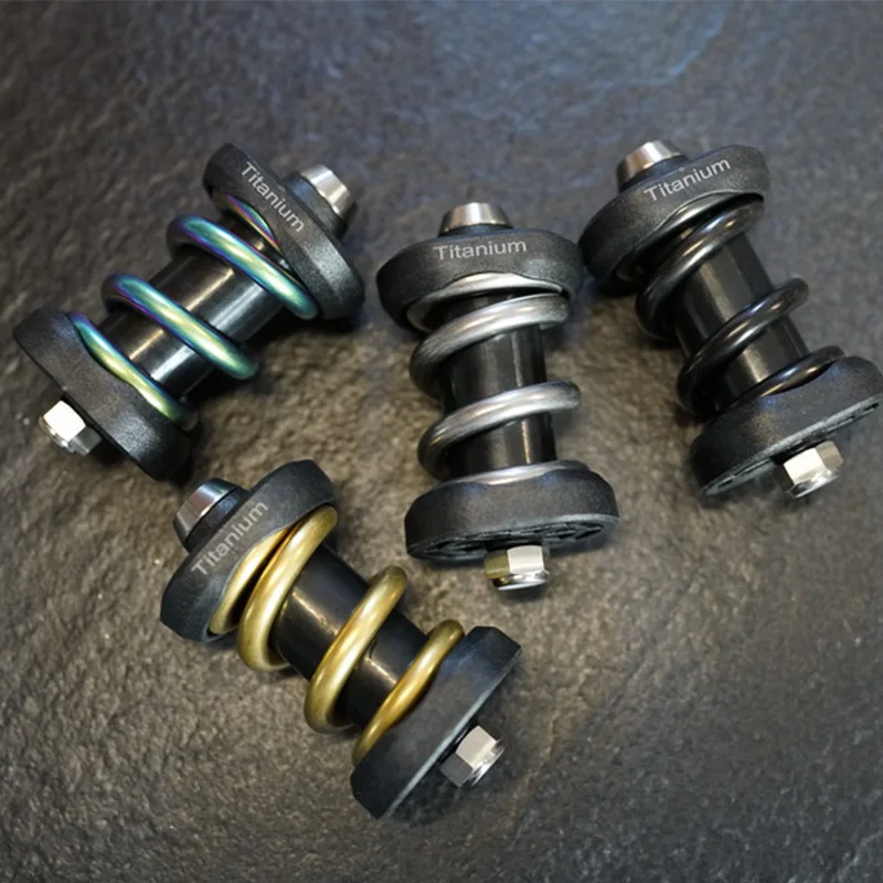 Unionjack AC Line Pt Line Modified Shock pre Brompton Bike Titanium zliatiny jarného tlmiča šokov s Tiscrewom