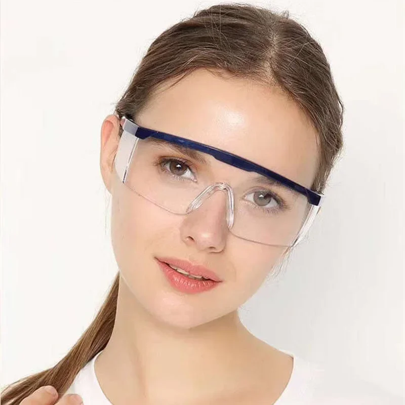 Unisex bezpečnostné okuliare Goggles anti-hadvový odolný vprot na bicykel Pracovné bicykle Pracovné okuliare