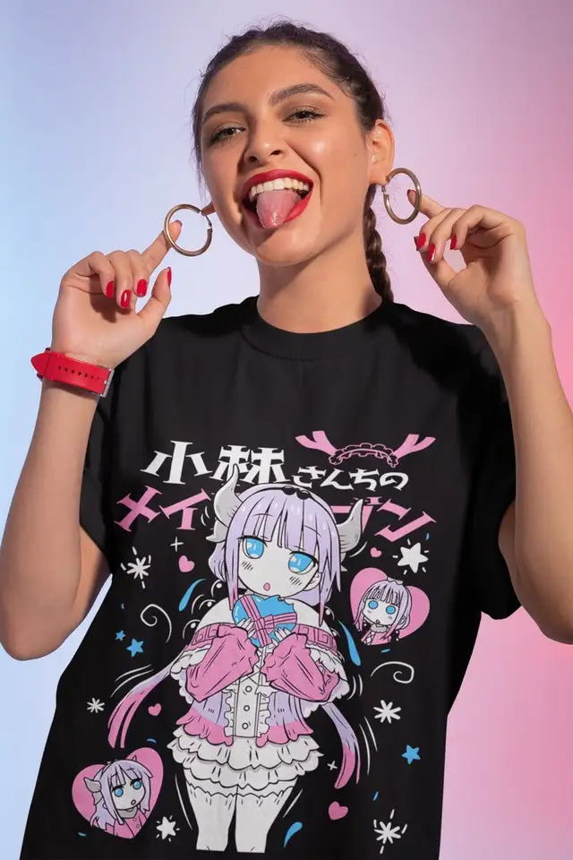 Unisex Heavy Cotton Tee slečna Kobayashi's Dragon Maid, Cosplay, anime, manga, tričko pre dospelých