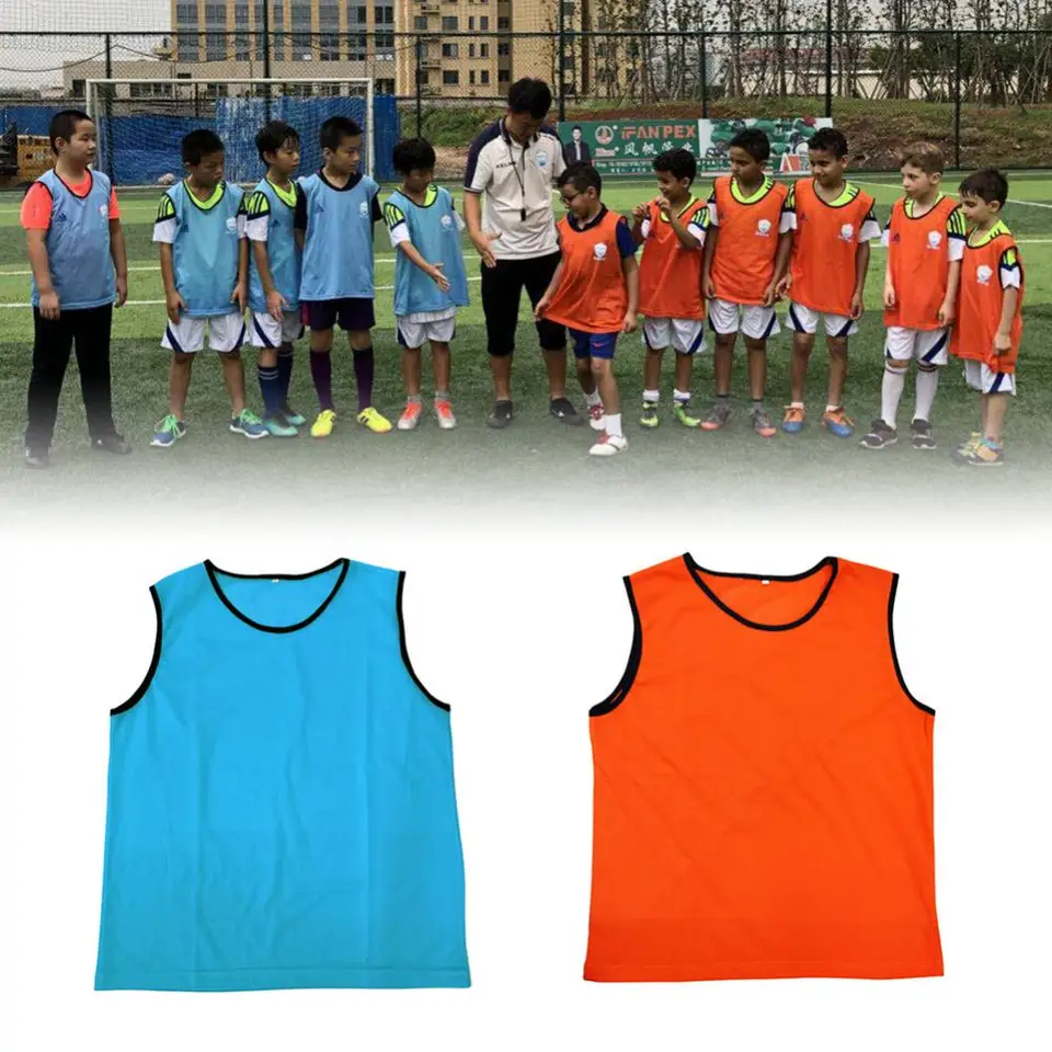 Unisex Kids Dospelý futbal pre rýchle sušenie dresy outdoorová športová vesta priedušný futbalový tréning zápas bez rukávov bez rukávov