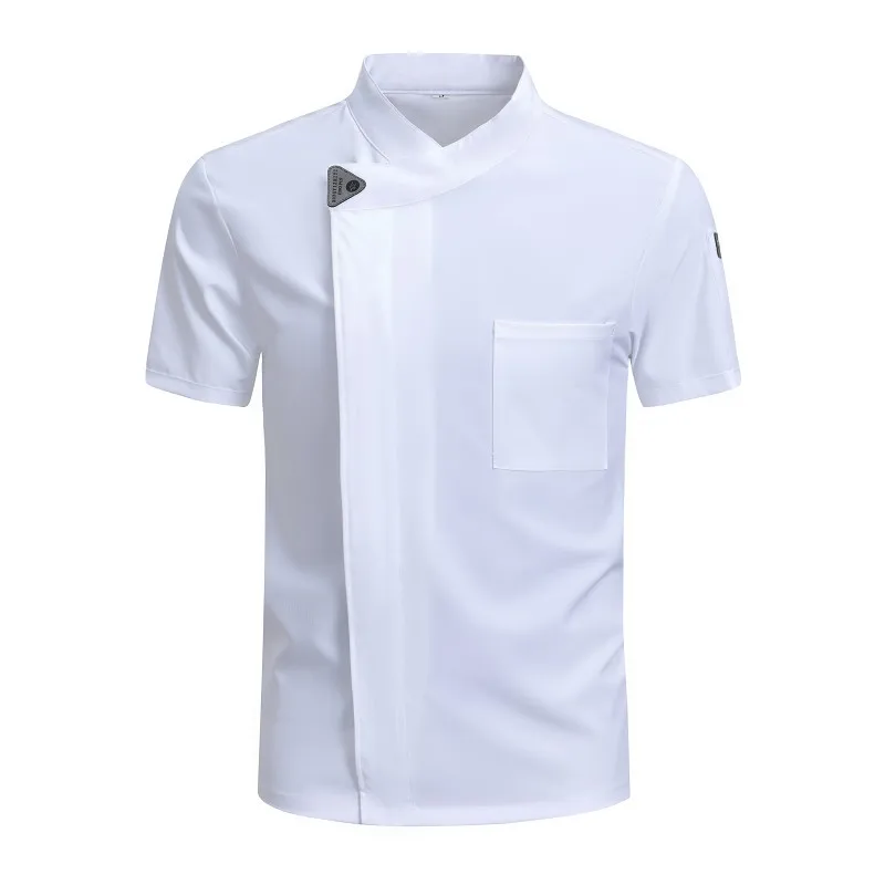 Unisex kuchyňa Master Chef bundy kuchár Coat Stretch Stretch Rýchlo sušená kaviareň Uniformný stravovací servis pekár