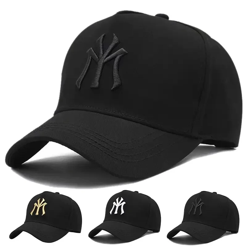 Unisex My Letter vyšíva Snapback baseball čiapky Spring a jeseň vonkajšie nastaviteľné neformálne klobúky Slnečné klobúky