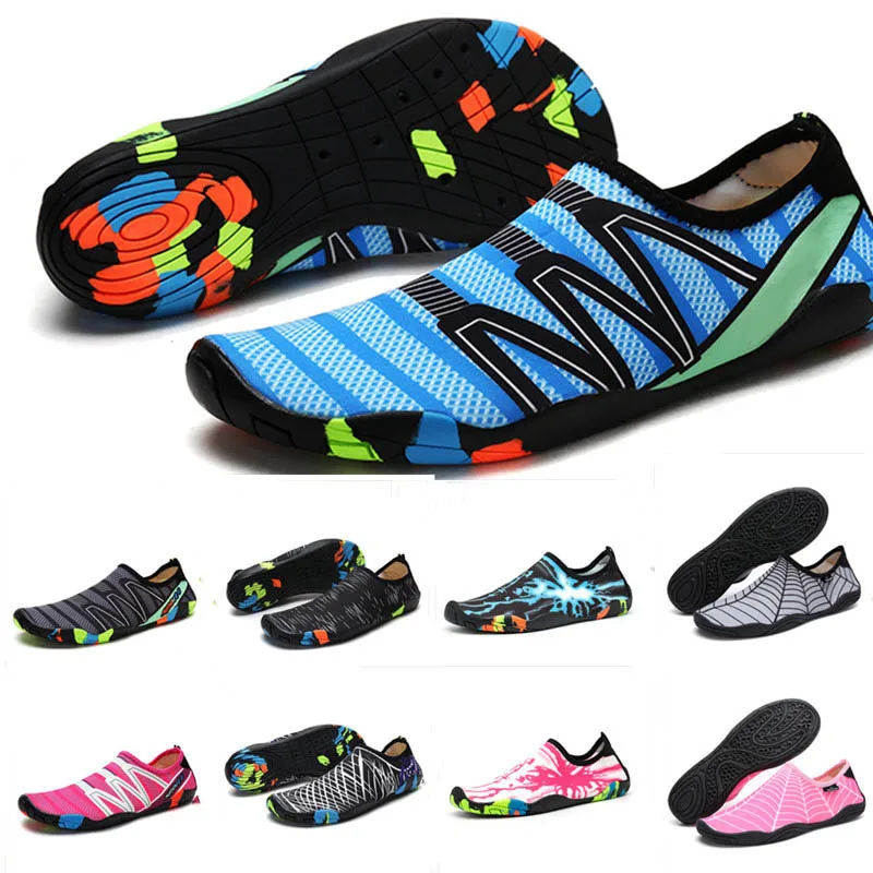 Unisex tenisky plávanie topánky Voda Šport Aqua Seaside Beach Surfing Plippers proti prúdu ľahkej atletickej obuvi pre mužov Ženy