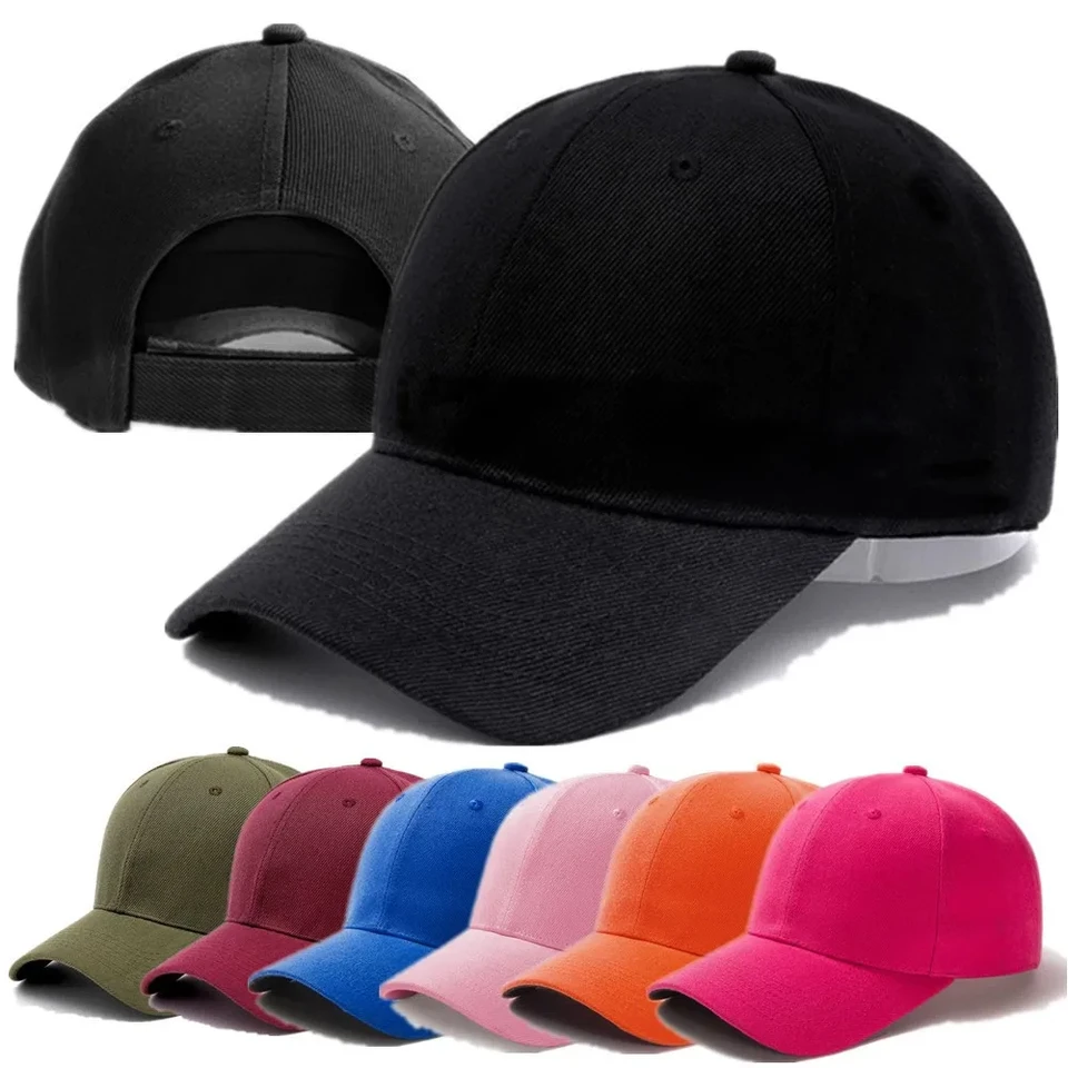 Unisex čiapka Príležitostná obyčajná baseballová čiapka nastaviteľné klobúky pre ženy
