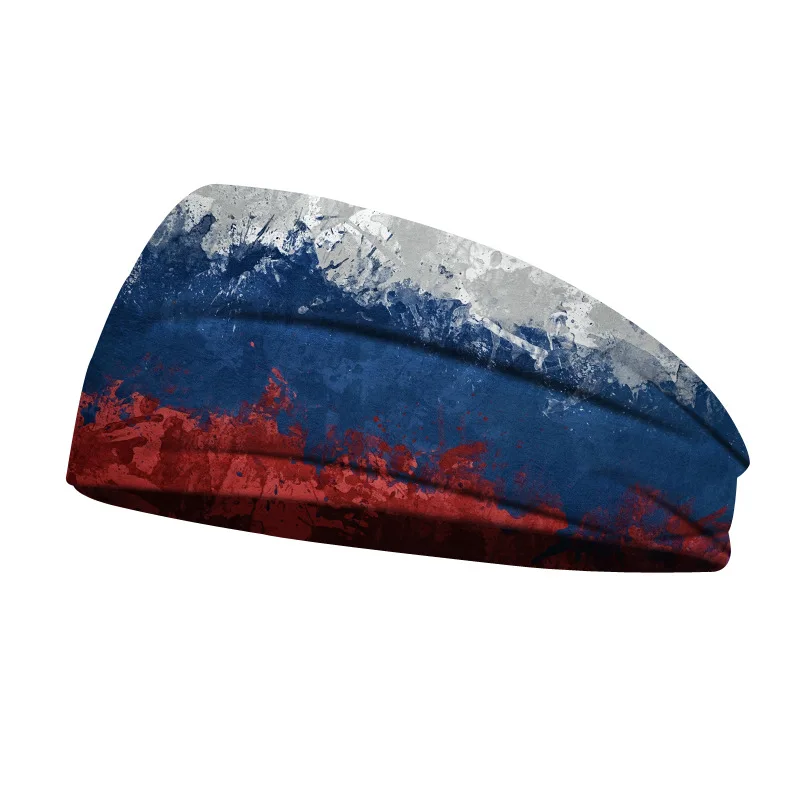 Unisexové vlasové doplnky čelenka Absorpcia potu Hair Band Man Fitness Elastic Sports Žena joga turban bežecká športové dámy