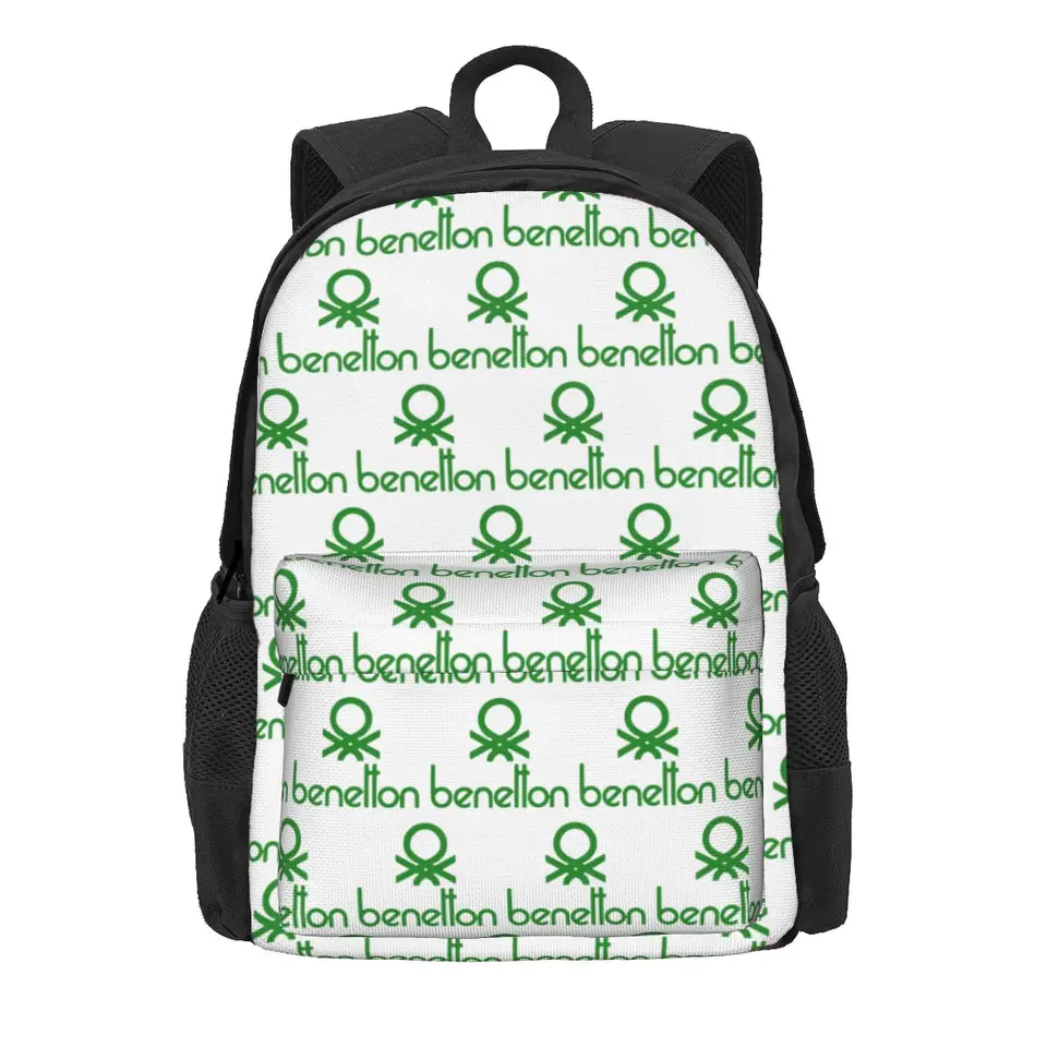 United Colors of Benetton Backpacks Boys Girls Bookbag Detské deti Školské tašky Karikatúra laptop Rucksack ramená vrecko Veľká kapacita