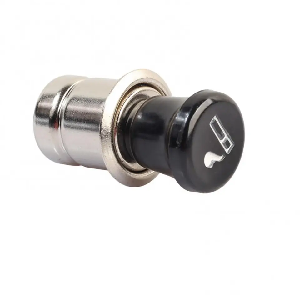 Universal 12V CAR TRACK SOCKET SOCKET PACKET 20 mm automatické cigaretové zapaľovanie